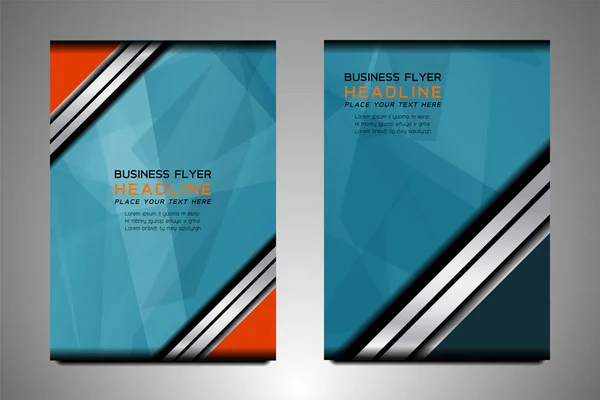 Brochure flyer design template — Stock Vector