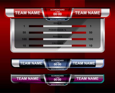 Futbol çetele yayın tasarım