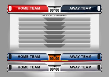 Futbol çetele yayın tasarım