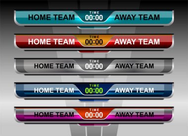 Futbol çetele yayın tasarım