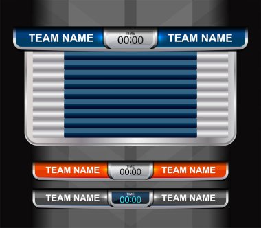 Futbol çetele yayın tasarım