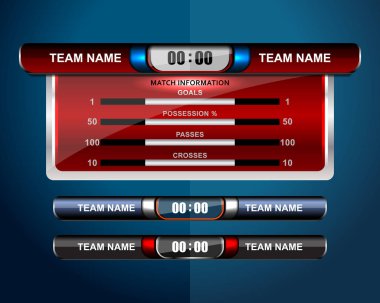 Futbol çetele yayın tasarım