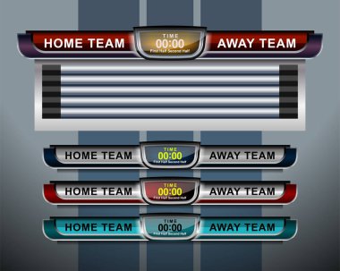 Futbol çetele yayın tasarım