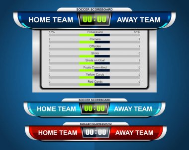 Futbol çetele yayın tasarım