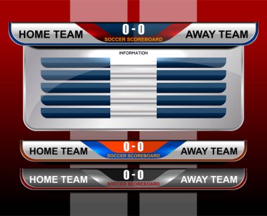 Futbol çetele yayın tasarım