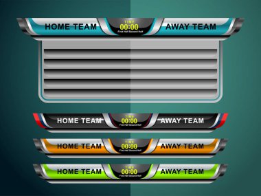 Futbol çetele yayın tasarım