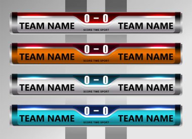 Futbol çetele yayın tasarım