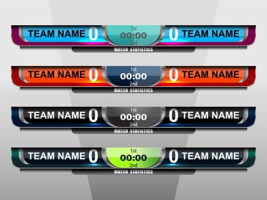 Futbol çetele yayın tasarım