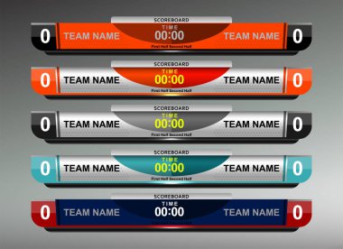 Futbol çetele yayın tasarım