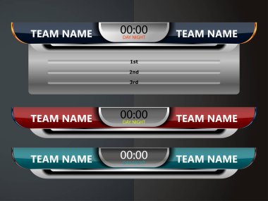 Futbol çetele yayın tasarım