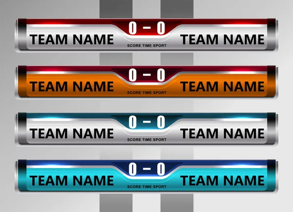 Futbol çetele yayın tasarım