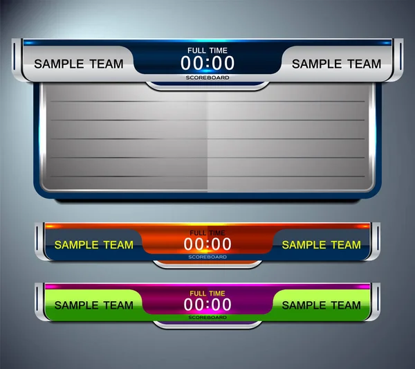 Futbol çetele yayın tasarım