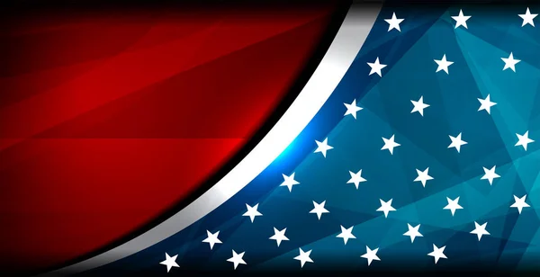 US-amerikanische Flagge Hintergrund — Stockvektor