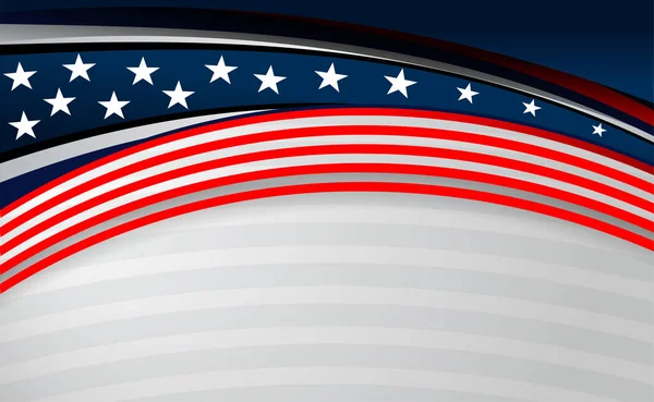 美国美国国旗背景 — 图库矢量图片