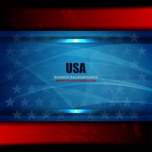 USA American flag background — Stock Vector