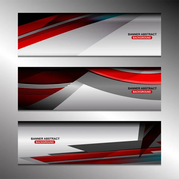 Design de banner abstrato — Vetor de Stock