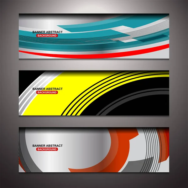 Design de banner abstrato —  Vetores de Stock