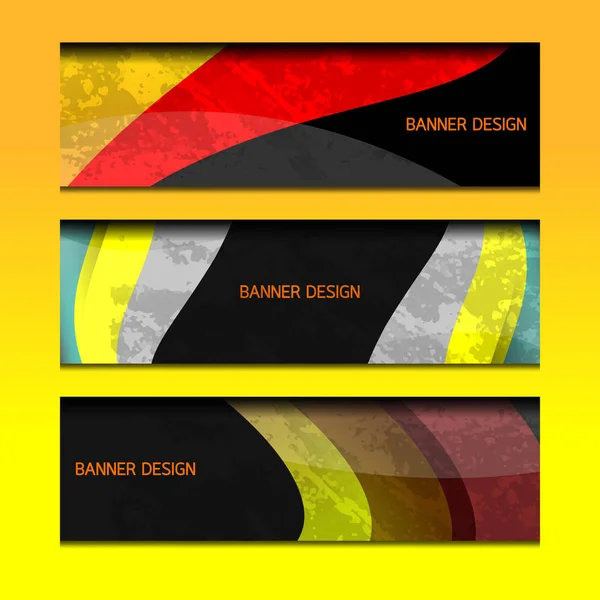 Diseño de banners de negocios — Archivo Imágenes Vectoriales