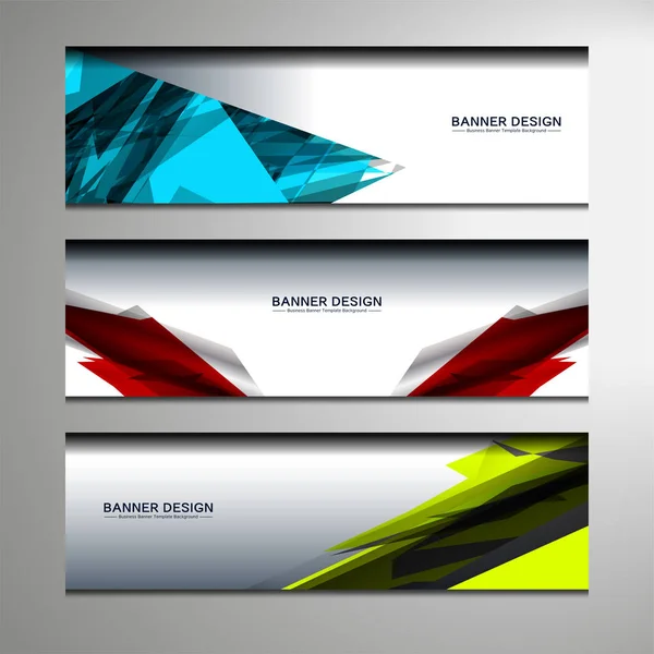 Diseño de banners de negocios — Vector de stock