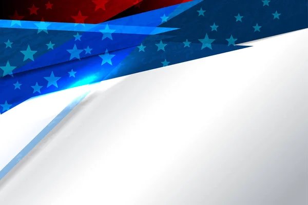 Flagge Der Usa Hintergrund Für Unabhängigkeit Veteranen Gedenktag Und Andere — Stockvektor