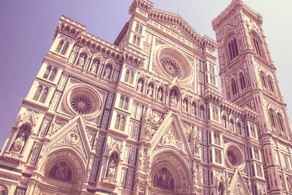 Parte Santa Maria Del Fiore Catedral Florença Firenze Itália Toscana — Fotografia de Stock