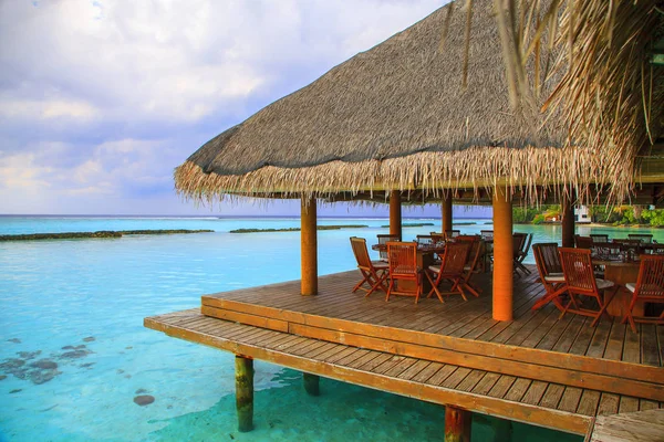 Die Malediven Paradiesische Ruhe Wunderschöne Meereslandschaft Platz Zum Entspannen — Stockfoto