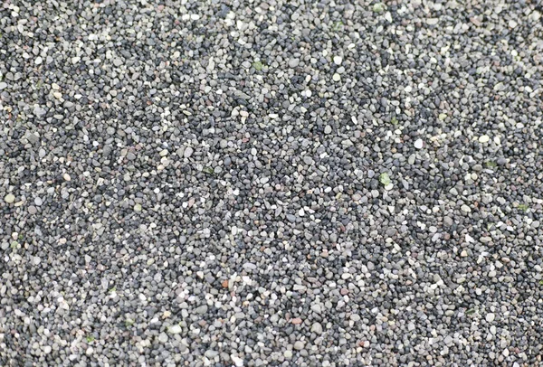 Hintergrund Aus Feinen Granitsplittern Schwarzem Meersand — Stockfoto