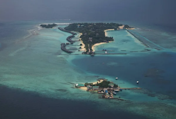 Nice view of Maldives from the airplane