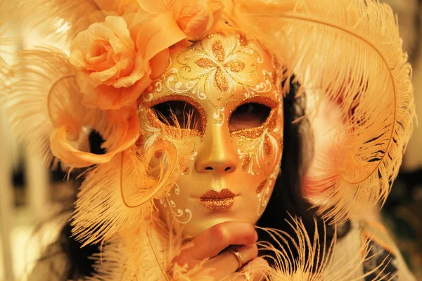 威尼斯狂欢节的面具 — 图库照片