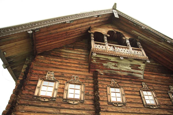 Old Wooden Russian House — Stock Photo, Image