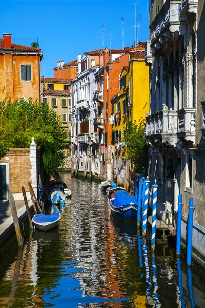 Vieux Canal Venise Italie — Photo