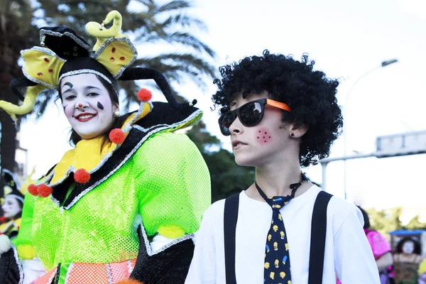 圣克鲁斯德特内里费 西班牙 2013年17月17日 家庭服装表演 特内里费的主要狂欢节游行 — 图库照片