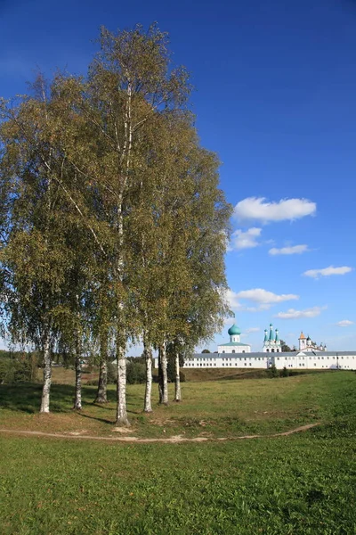 Monastère Saint Trinité Alexandre Svirsky Est Monastère Orthodoxe Région Leningrad — Photo