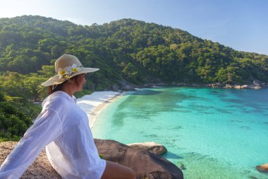 Similan adaları, Tayland. Tropikal manzara.