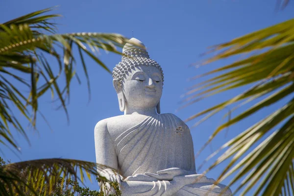 Статуя Будди сидить на вершині пагорбів Неккерд. Великий Будда П. — стокове фото