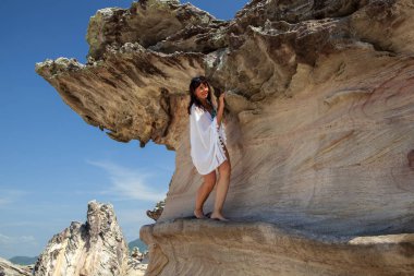 Khai Nok Adası, Phuket ili, Tayland 'ın güneyi.. 