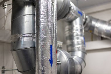 Endüstriyel geçmiş. Döngü, kurulum. Havalandırma sistemi