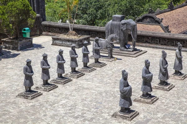 Tomb of Khai Dinh, It was built for the Nguyen Emperor Khai Dinh — Stock Photo, Image