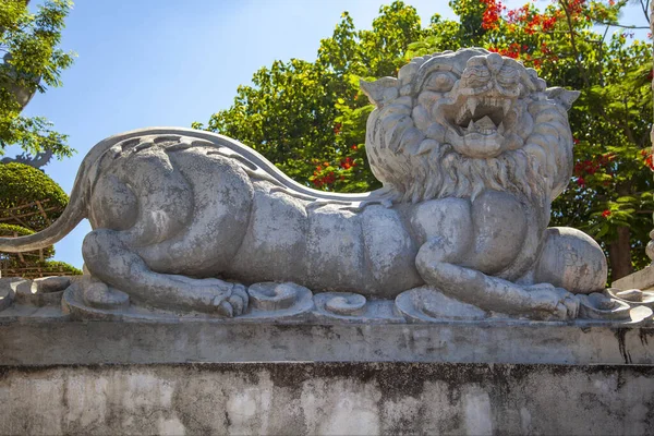 Dragon Statue Entrance Gate Linh Ung Pagoda Nang Vietnam — Stock Photo, Image