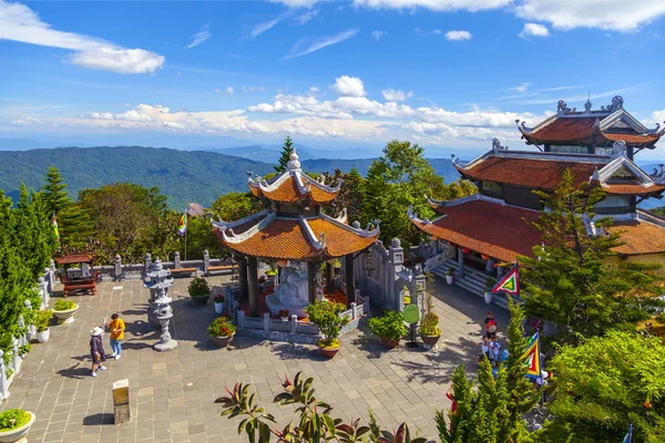 Danang Vietnam Haziran 2019 Hills Deki Pagoda — Stok fotoğraf