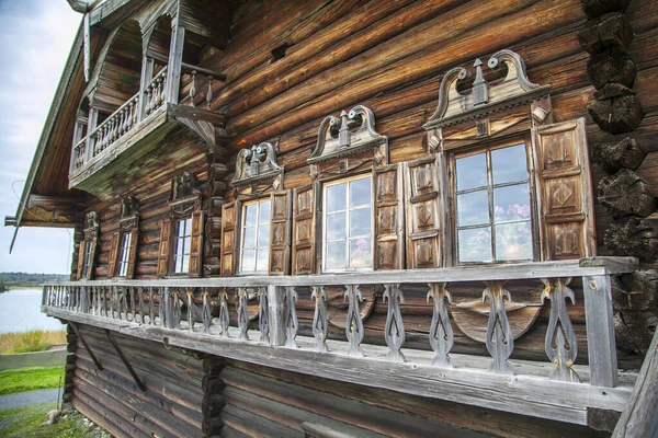 Kizhi Island Onega Lake Karelia Russia Foreground Orthodox Church Intercession — Stock Photo, Image