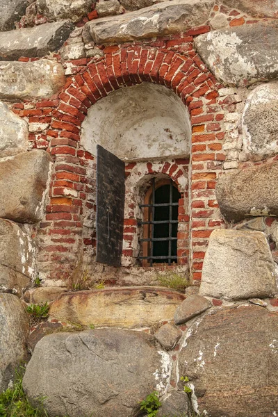 Karelia Rusia Vista Del Monasterio Solovetsky Desde Bahía Bienestar Fortaleza — Foto de Stock