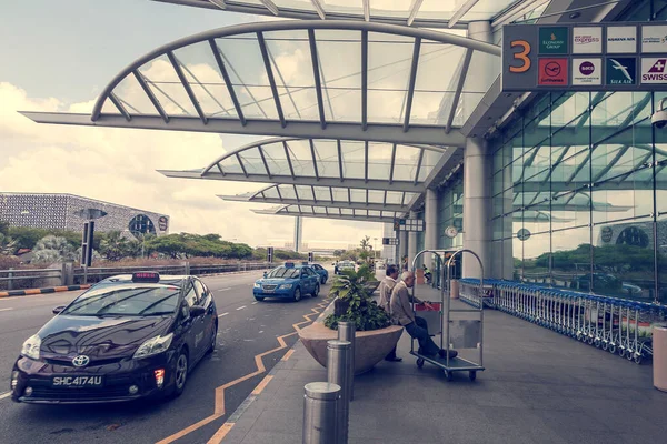 싱가포르 싱가포르 2019 싱가포르 도착자 2020 세계적 유행병 — 스톡 사진