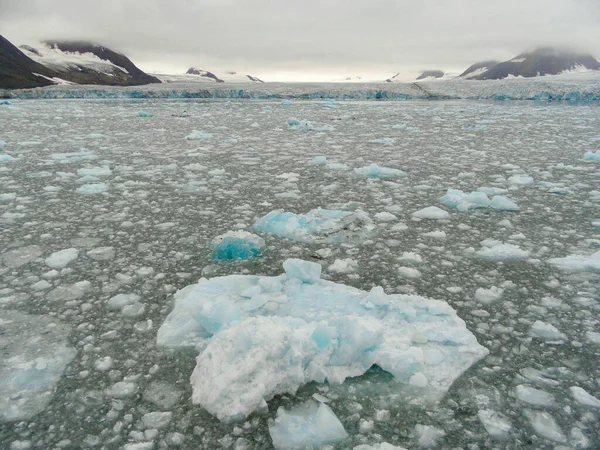 Zmiany Klimatyczne Ziemi Ocieplenie Świata Topienie Lodu Grenlandii — Zdjęcie stockowe