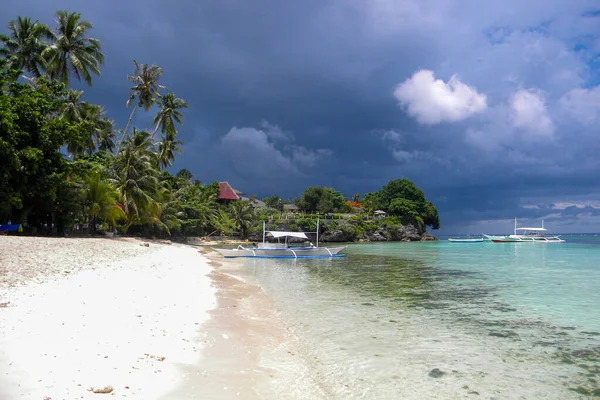 Philippinische Inseln Wunderschöne Küste Der Insel Bohol Schneeweißer Strand — Stockfoto