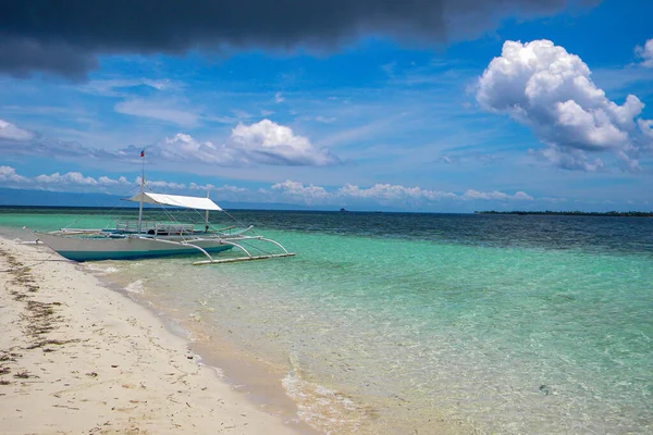 Îles Philippines Belle Côte Île Bohol Plage Blanche Comme Neige — Photo