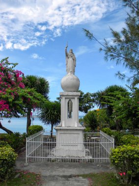 Bohol Adaları, Filipinler, 2 Şubat 2019: Baclayon Kilisesi, Filipinler 'deki en eski kiliselerden biridir.,