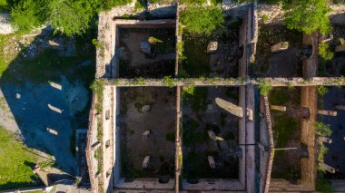 Rusya, Rostov-on-Don, şehrin kıyı kesiminin panoramik manzarası, hava manzarası, şehrin cazibesi 