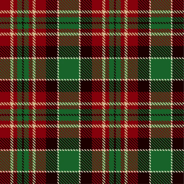 Plaid tartán sin costura patrón de fondo — Vector de stock