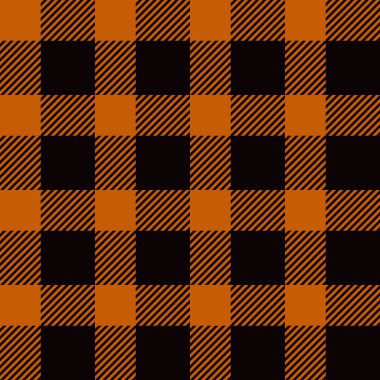 Cadılar Bayramı Tartan Seamless Modeli.